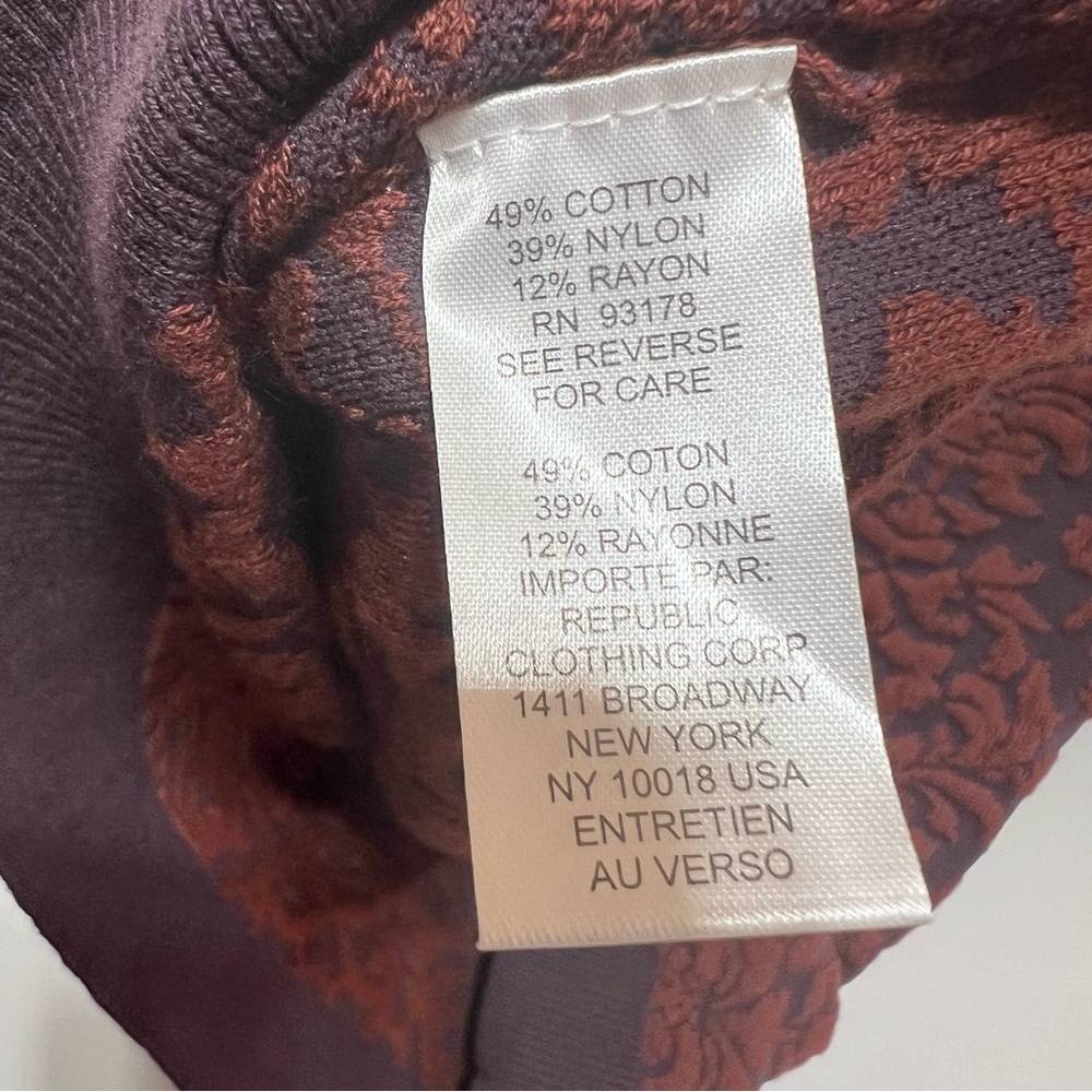 NWT Truth by Republic Burgundy Polo Shirt- L - Picture 8 of 9